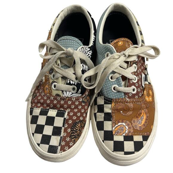 VANS Era Tiger Patchwork Unisex Sneaker Shoes Men's Size 5.5/Women's Size 7.0 - Picture 3 of 9